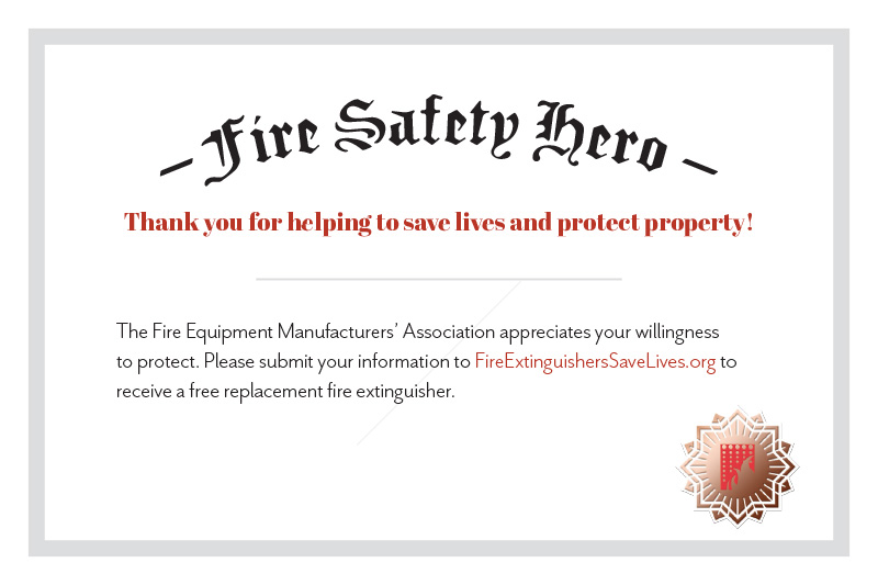 Fire Safety Hero Award