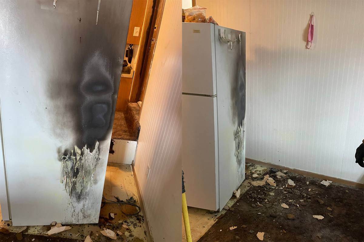 apartment fire causes minor damage