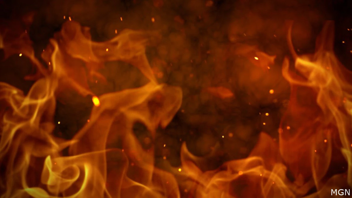 Orange flame background